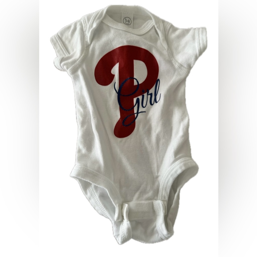 Phillies custom girl's body suit